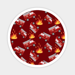 Firefighting Fire Truck Magnet